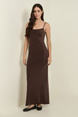 Nulu Spaghetti-Strap Maxi Dress